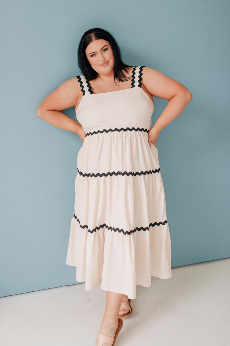 Head Over Heels Dress - Ecru